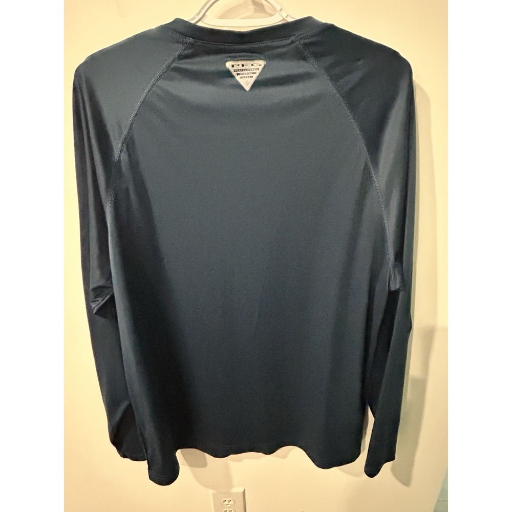 Columbia pfg terminal tackle long sleeve shirt Men's L Deep Blue - Picture 7 of 7